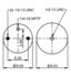 ContiTech AS9033 Suspension Air Spring Kit CONTITECH AIR SPRING 64430/1R12-351/8328