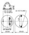 ContiTech AS9491 Suspension Air Spring Kit AIR SPRING 64374/1R12-373