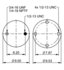 ContiTech AS9385 Suspension Air Spring Kit CONTITECH AIR SPRING 67492 / 1R11-178
