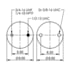 ContiTech AS7429 Suspension Air Spring Kit CONTITECH AIR SPRING 64491/2B12-427/4343