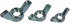 784-801 by DORMAN - Wing Nut Assortment  2 1/4-20 Wingnuts - 2  5/16-18 Wingnuts - 2 3/8-16 Wingnuts