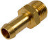 785-408 by DORMAN - Fuel Hose Fitting-Inverted Flare Male Connector-3/8 In. x 3/8 In. Tube
