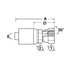 06Z18K by WEATHERHEAD - Eaton Weatherhead Z Series Crimp Hose Fittings Female Swivel 30 Flare