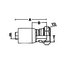 04Z-354 by WEATHERHEAD - Eaton Weatherhead Z Series Crimp Hose Fittings BSPP 60 Cone Female Swivel Straight