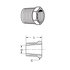 C3109X32X20 by WEATHERHEAD - Adapter - Adapter Steel Bushing -32MP x -20FP