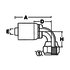 08Z-666 by WEATHERHEAD - Eaton Weatherhead Z Series Crimp Hose Fittings JIC 37 Female Swivel 90 Elbow