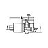 04Z-08A by WEATHERHEAD - Eaton Weatherhead Z Series Crimp Hose Fittings Male DIN 24 Seat