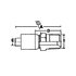 16Z-166 by WEATHERHEAD - Eaton Weatherhead Z Series Crimp Hose Fittings BSPT Tapered Male Rigid