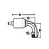 04Z-B64 by WEATHERHEAD - Eaton Weatherhead Z Series Crimp Hose Fittings Inverted Male Swivel 90 Elbow