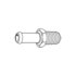 05703B-102 by WEATHERHEAD - Eaton Weatherhead 057 B Series Field Attachable Hose Fittings Male Pipe Rigid