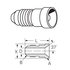 C5015X12X8 by WEATHERHEAD - Adapter - Adapter Steel Reducer SAE 37 Round Style