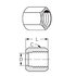 C5105X12 by WEATHERHEAD - Adapter - Nut SAE 37 Same as 1290-12S
