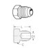 C5229X5 by WEATHERHEAD - Adapter - Adapter SAE37 Steel