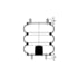 AS-4455 by TRIANGLE SUSPENSION - Triangle Air Spr - Triple Conv., Triangle Bellows # 6335, ContiTech Bellows # FT 530-35