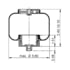Triangle Suspension AS-5082 Suspension Air Spring Kit Triangle Air Spr - Cab Bag