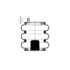 Triangle Suspension AS-4469 Suspension Air Spring Kit Triangle Air Spr - Triple Conv., Triangle Bellows # 6334, ContiTech