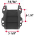 Triangle Suspension H116 Suspension Spring Saddle Hutchens Spring Cap, Use with H118 Rubber Pad; For: H900 Single Point