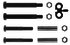 H217 by TRIANGLE SUSPENSION - Hutchens Spring Roller Kit; Use with H100, H101, H211 Equalizers and Bushings; Kit Includes: (2) H110 Equalizer Bolts (1) H105 lock Tab, (2) B1324-43 Roller Bolts, (2) H156 Rollers, (2) LNC104 Nuts