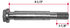 RD027 by TRIANGLE SUSPENSION - Eccen Pivot Bolt 9-1/2 L