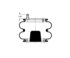 Triangle Suspension AS-4318 Suspension Air Spring Kit Triangle Air Spr - Double Conv., Triangle Bellows # 6316, ContiTech