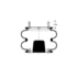 Triangle Suspension AS-4365 Triangle Air Spr - Double Conv., Triangle Bellows # 6316, ContiTech Bellows # FD 330-22