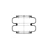 Triangle Suspension AS-4323 Suspension Air Spring Kit Triangle Air Spr - Double Conv., Triangle Bellows # 6328, ContiTech