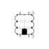 Triangle Suspension AS-4437 Suspension Air Spring Kit Triangle Air Spr - Triple Conv., Triangle Bellows # 6335, ContiTech