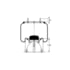 Triangle Suspension AS-8367 Suspension Air Spring Kit Triangle Air Spr - Rolling Lobe, Triangle Bellows # 6365, ContiTech