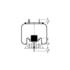 Triangle Suspension AS-8570 Suspension Air Spring Kit Triangle Air Spr - Rolling Lobe, Triangle Bellows # 6394, ContiTech
