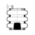 Triangle Suspension AS-4554 Suspension Air Spring Kit Triangle Air Spr - Triple Conv., Triangle Bellows # 6429