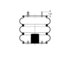 Triangle Suspension AS-4535 Suspension Air Spring Kit Triangle Air Spr - Triple Conv., Triangle Bellows # 6319, ContiTech