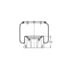 Triangle Suspension AS-8364 Suspension Air Spring Kit Triangle Air Spr - Rolling Lobe, Triangle Bellows # 6365, ContiTech