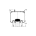 Triangle Suspension AS-8507 Suspension Air Spring Kit Triangle Air Spr - Rolling Lobe, Triangle Bellows # 6365, ContiTech