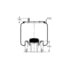 Triangle Suspension AS-8509 Suspension Air Spring Kit Triangle Air Spr - Rolling Lobe, Triangle Bellows # 6383, ContiTech