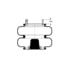 Triangle Suspension AS-4512 Suspension Air Spring Kit Triangle Air Spr - Double Conv., Triangle Bellows # 6328, ContiTech