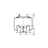 AS-8441 by TRIANGLE SUSPENSION - Triangle Air Spr - Rolling Lobe, Triangle Bellows # 6363, ContiTech Bellows # 9 10-16