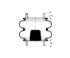 AS-4367 by TRIANGLE SUSPENSION - Triangle Air Spr - Double Conv., Triangle Bellows # 6316, ContiTech Bellows # FD 330-22