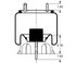 AS-8424 by TRIANGLE SUSPENSION - Triangle Air Spr - Rolling Lobe, Triangle Bellows # 6378, ContiTech Bellows # 9 9K-15
