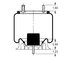 Triangle Suspension AS-8423 Suspension Air Spring Kit Triangle Air Spr - Rolling Lobe, Triangle Bellows # 6378, ContiTech