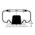 Triangle Suspension AS-8339 Suspension Air Spring Kit Triangle Air Spr - Rolling Lobe, Triangle Bellows # 6360, ContiTech