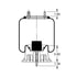 AS-8384 by TRIANGLE SUSPENSION - Triangle Air Spr - Rolling Lobe, Triangle Bellows # 6364, ContiTech Bellows # 9 10-19