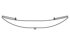 Triangle Suspension TRA076 Trailer Spring Reyco, lvs-1, Full Taper, SE:21-1/2; LE:21-1/2; S-End: - - -; L-End: 0; Grading: