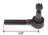 ES2091R by TRIANGLE SUSPENSION - Tie Rod End - Right Hand Thread, Heavy Duty Truck, 7.37 Inch Straight