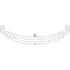 Triangle Suspension 22-1175 Chevrolet - Truck, R Spr, Lvs:3 FT; OEM# 22132577; SE Length: 30; LE Length: 30; SE End: RB172;