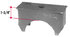 H187 by TRIANGLE SUSPENSION - Hutchens No-Hop Spr Seat - 5 Rd 1-3/4 Hi; Use with H196 Bottom Plate