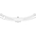 22-829 by TRIANGLE SUSPENSION - GM Truck, R Spr, Lvs: 2/1/3PD, FT; OEM #15641027; SE Length: 29-3/4; LE Length: 29-3/4; SE End: RB191; LE End: RB191; Grading 3/1.000, 3PD/0.447
