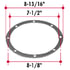Triangle Suspension VT12 Volvo T-Ride Trunnion Cap Ring