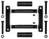 FL1000 by TRIANGLE SUSPENSION - Freightliner Shackle Kit