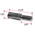 Triangle Suspension LP102 Lock Pin (1/2x2-1/4)