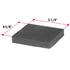 Triangle Suspension N254 Neway Rubber Pad